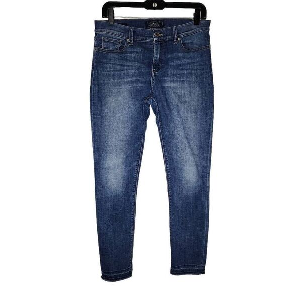 Lucky Brand Women Jeans, Brooke Capri Mid Rise Raw Hem Ankle Jeans, Sz 6/28 - Picture 1 of 11